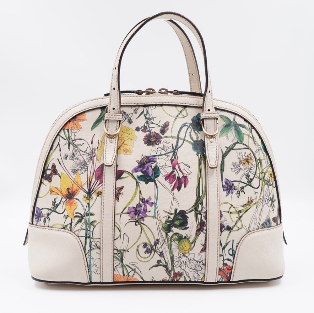 SOLD ❌❌ EUC GUCCI Flora Infinity Top Handle Dome Bag - Picture 4 of 15